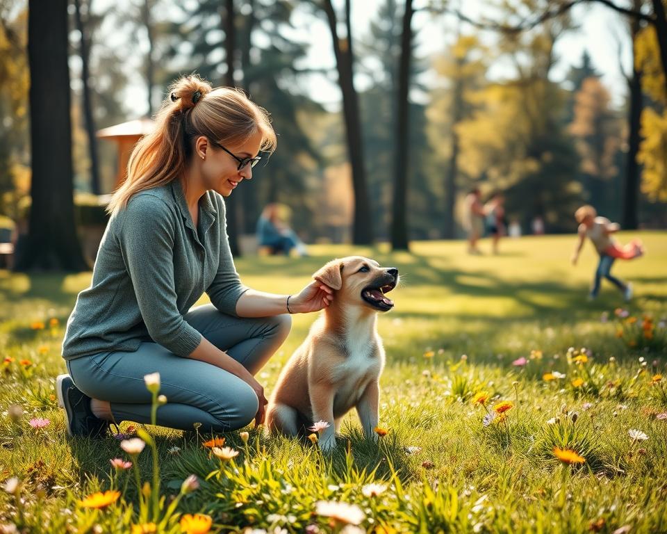 rozwijający się opiekun psa