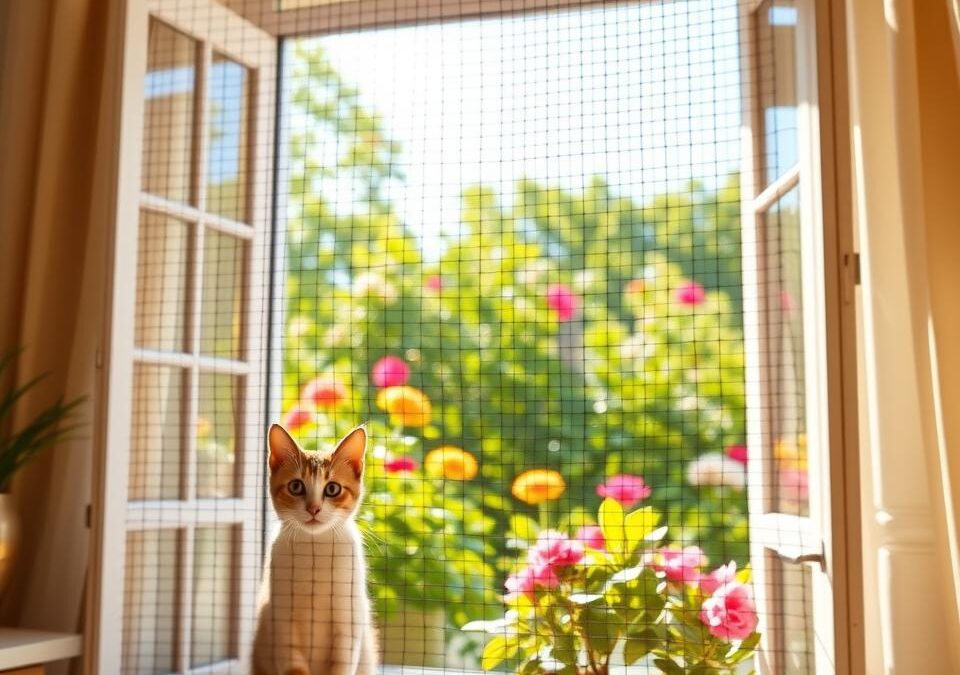 Siatki ochronne na okna dla kota – Wszystko, co musisz o tym wiedzieć!
