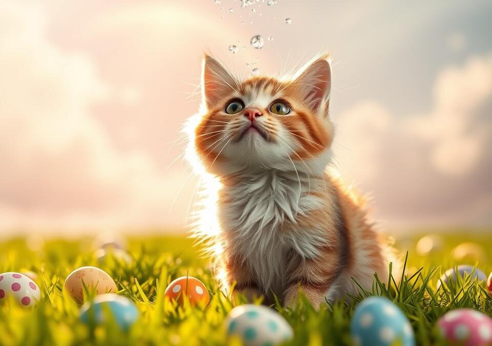 Kot i polewanie wodą – wielkanocny poradnik przetrwania
