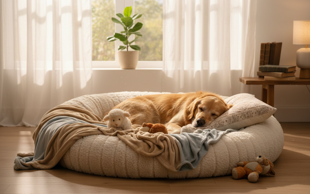Dlaczego spokojne środowisko snu jest tak ważne dla psa?