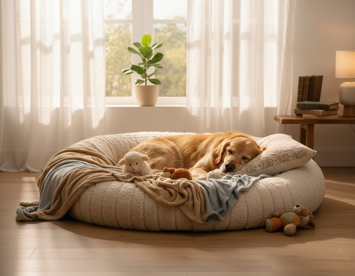 spokojny sen dla psów