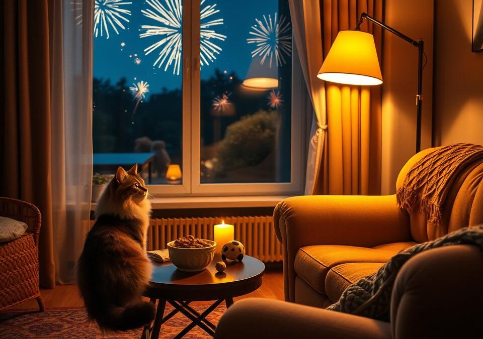 Sylwester bez petard dla kota – wskazówki na spokojną noc