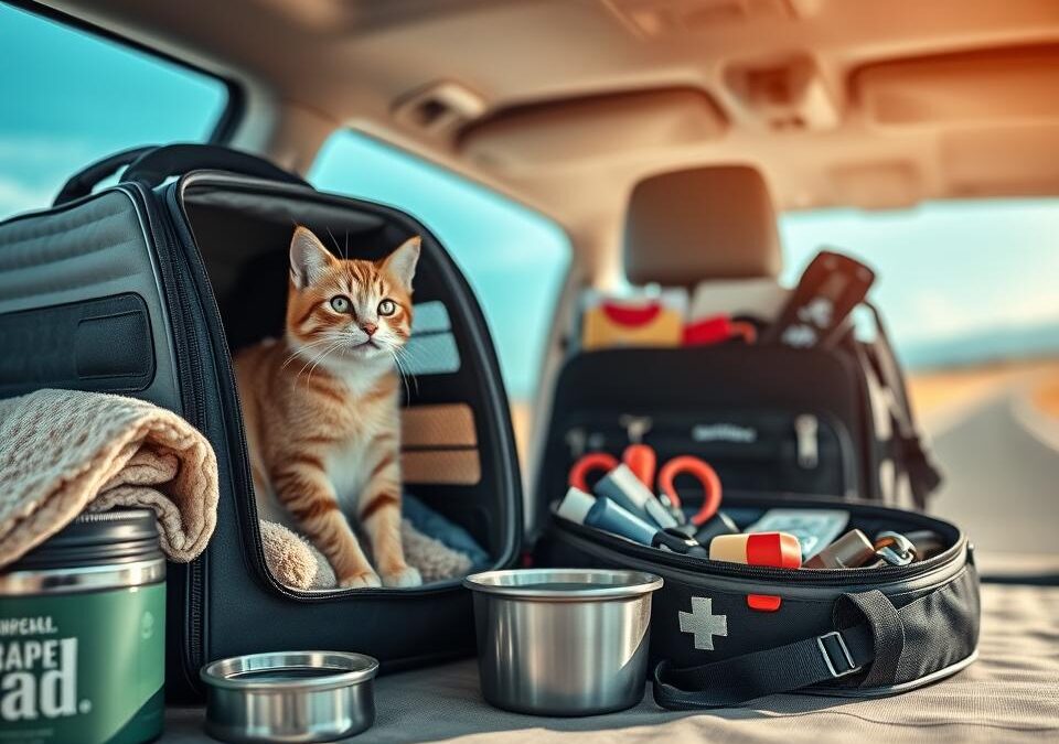 Wyposażenie bezpieczeństwa w podróży z kotem – Wszystko, co musisz o tym wiedzieć!