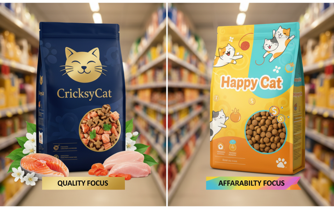 Stosunek ceny do jakości karm dla kotów: CricksyCat vs Happy Cat