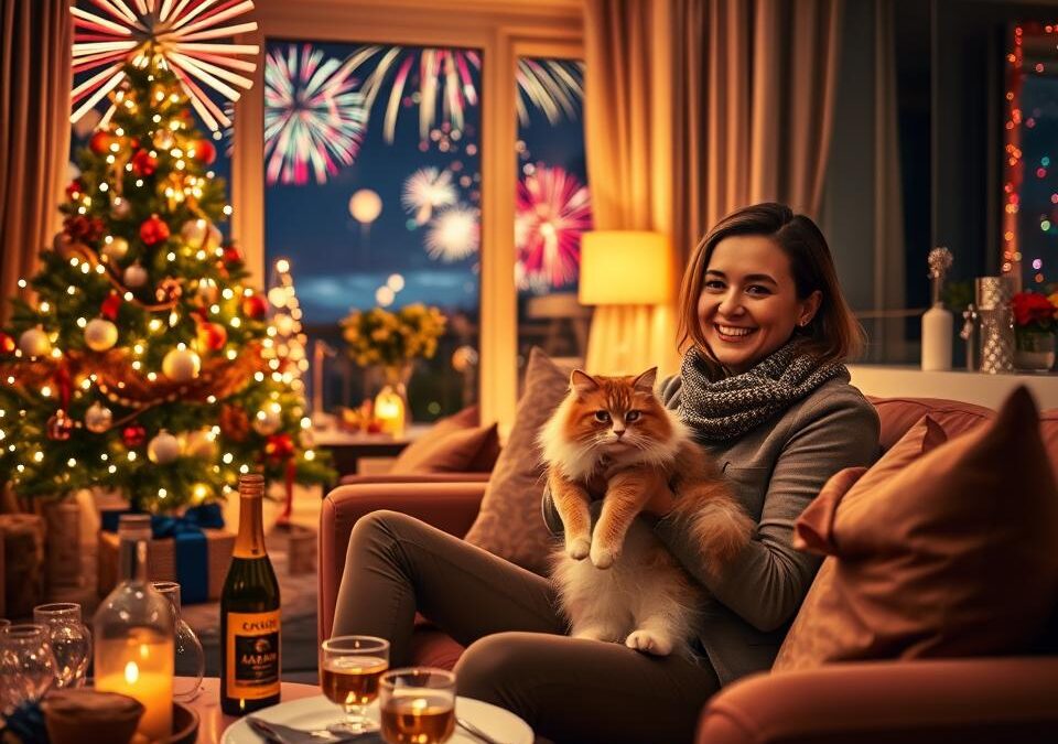 Sylwestrowe imprezy z kotem – co jest w porządku, a co nie?