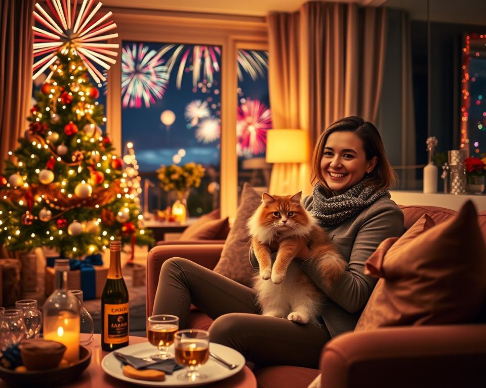 swiateczna-impreza-a-kot świąteczna impreza a kot