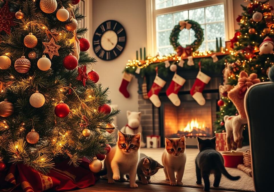 Wskazówki dotyczące dekoracji świątecznych przyjaznych kotom