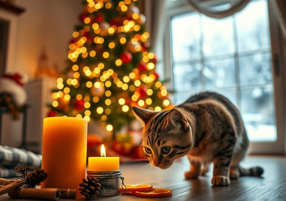 Świąteczne zapachy, których lepiej unikać przy kotach