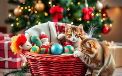Świąteczny zestaw prezentowy dla kota – co powinno się w nim znaleźć?