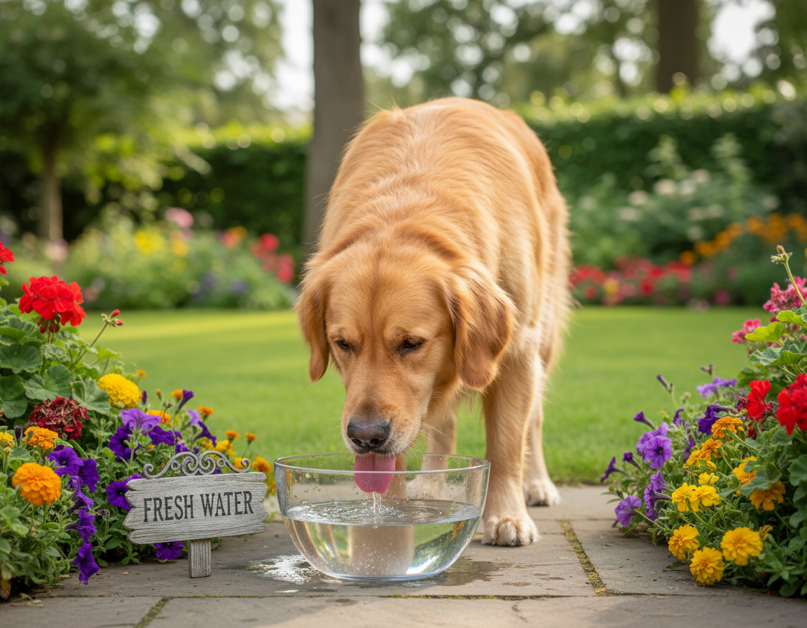 swieza-woda-dla-psa świeża woda dla psa