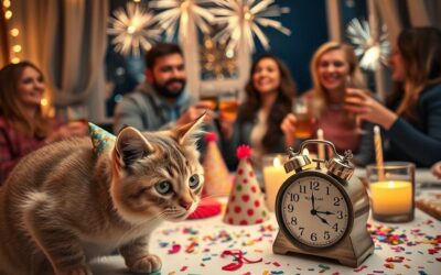 Blog o kotach 23 Impreza sylwestrowa? Na to zwróć uwagę, jeśli Twój kot jest z Tobą