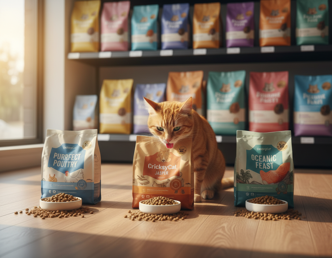 test karmy monoproteinowej dla kotów