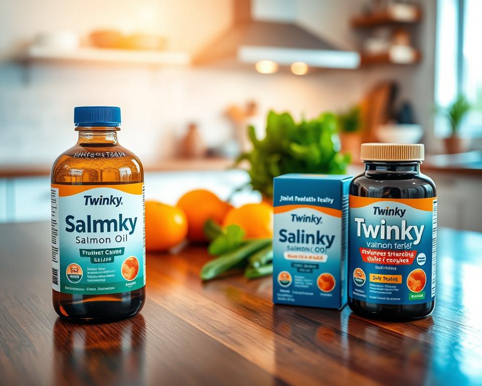 twinky olej z łososia czy witaminy + preparat na stawy