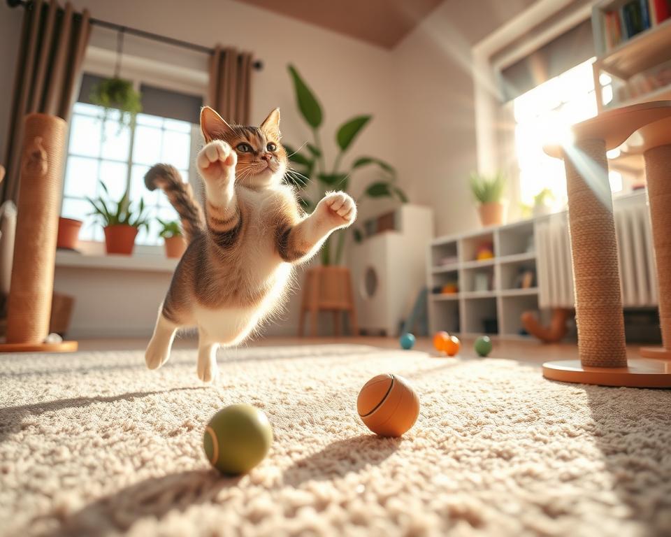 tworzenie rutyny ruchowej dla kota