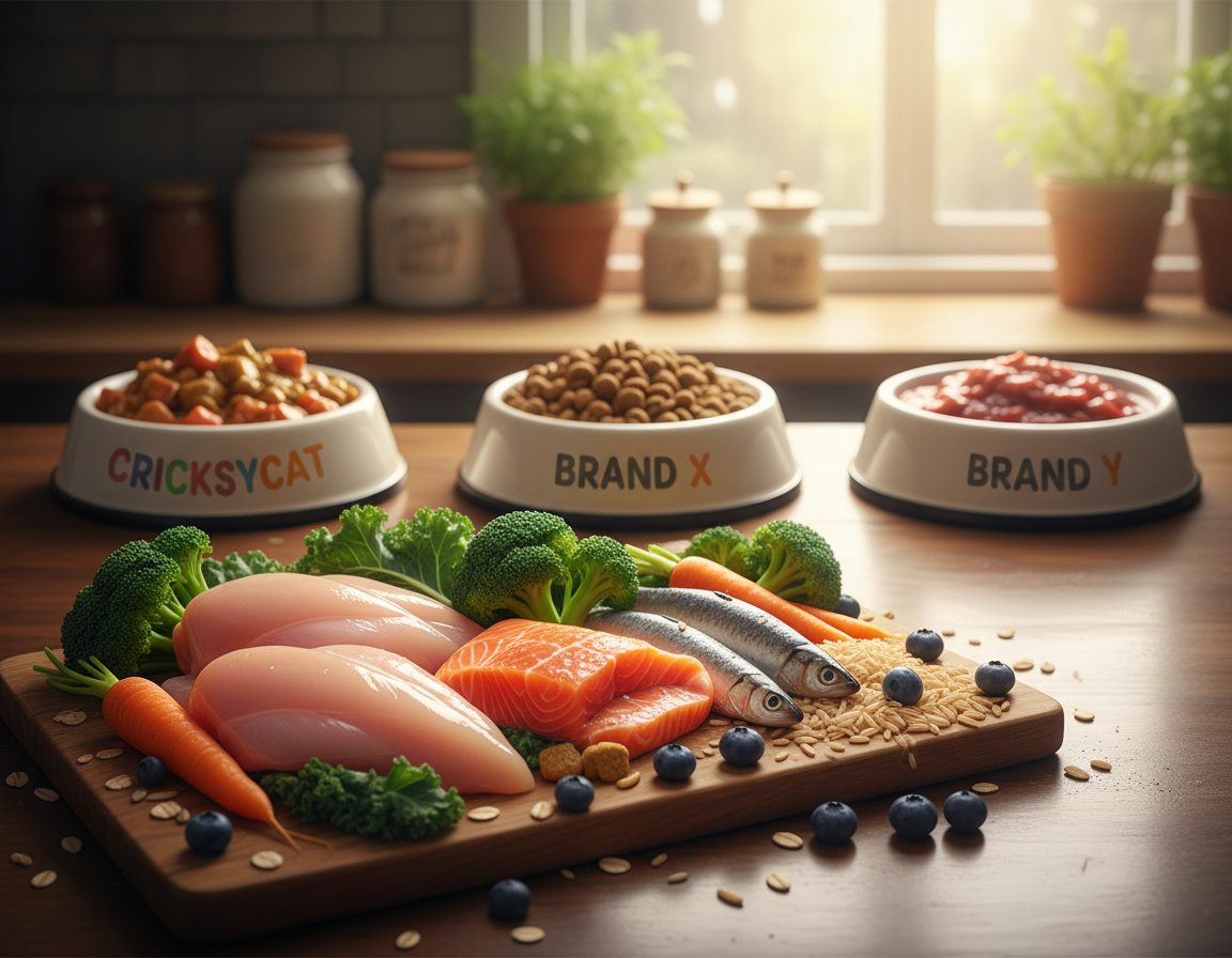 udział naturalnych składników w karmie