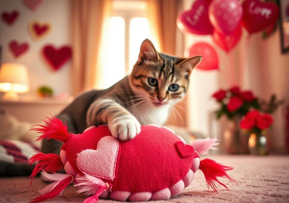 Walentynkowe pomysły na wspólną zabawę z kotem