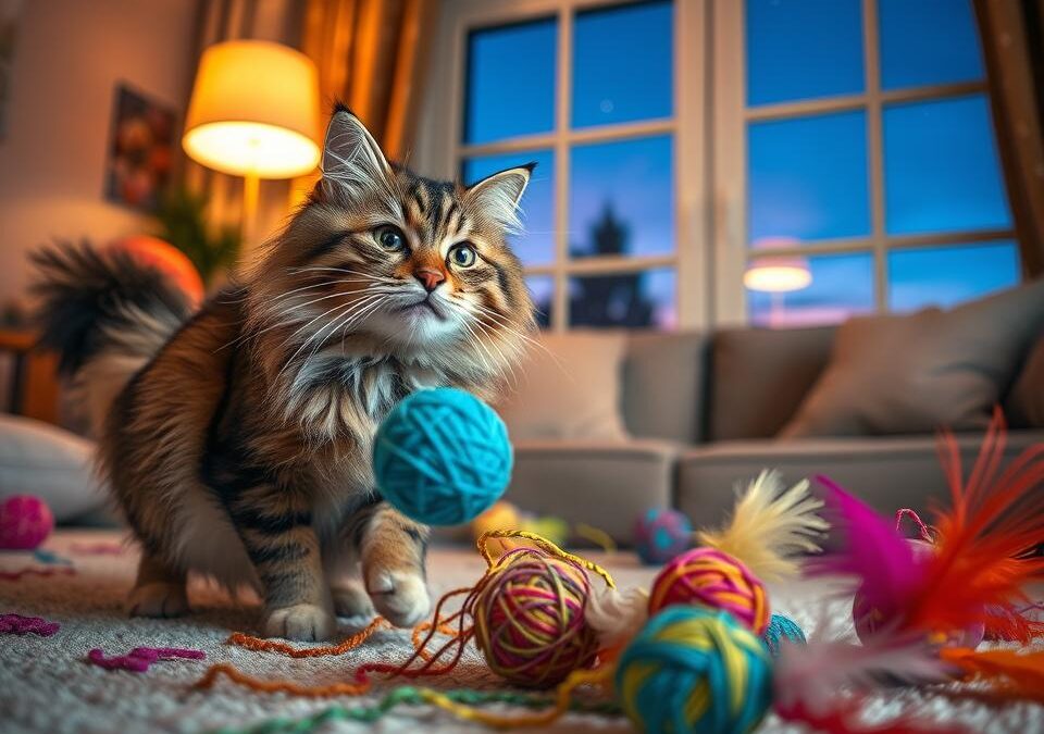 Wieczorny czas zabawy kota – Wszystko, co musisz o tym wiedzieć!