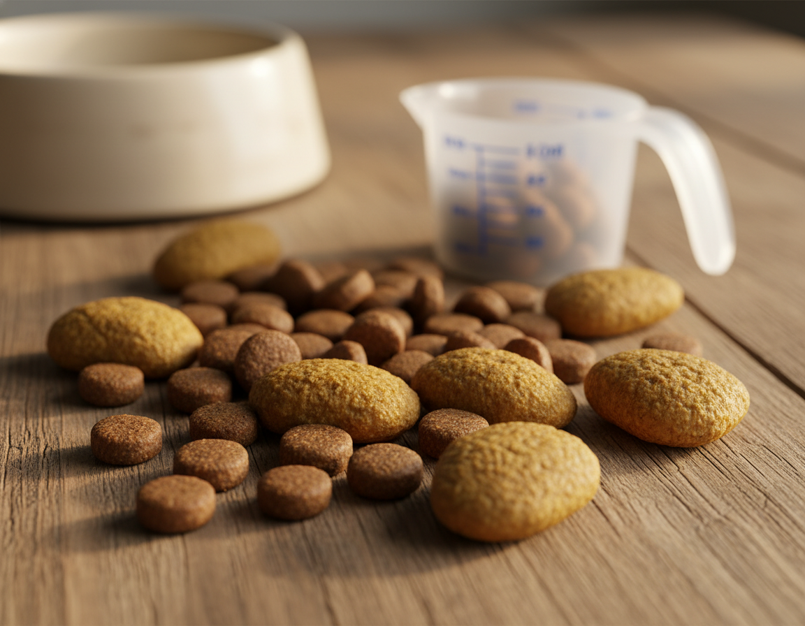 wielkosc-granulek-karmy wielkość granulek karmy