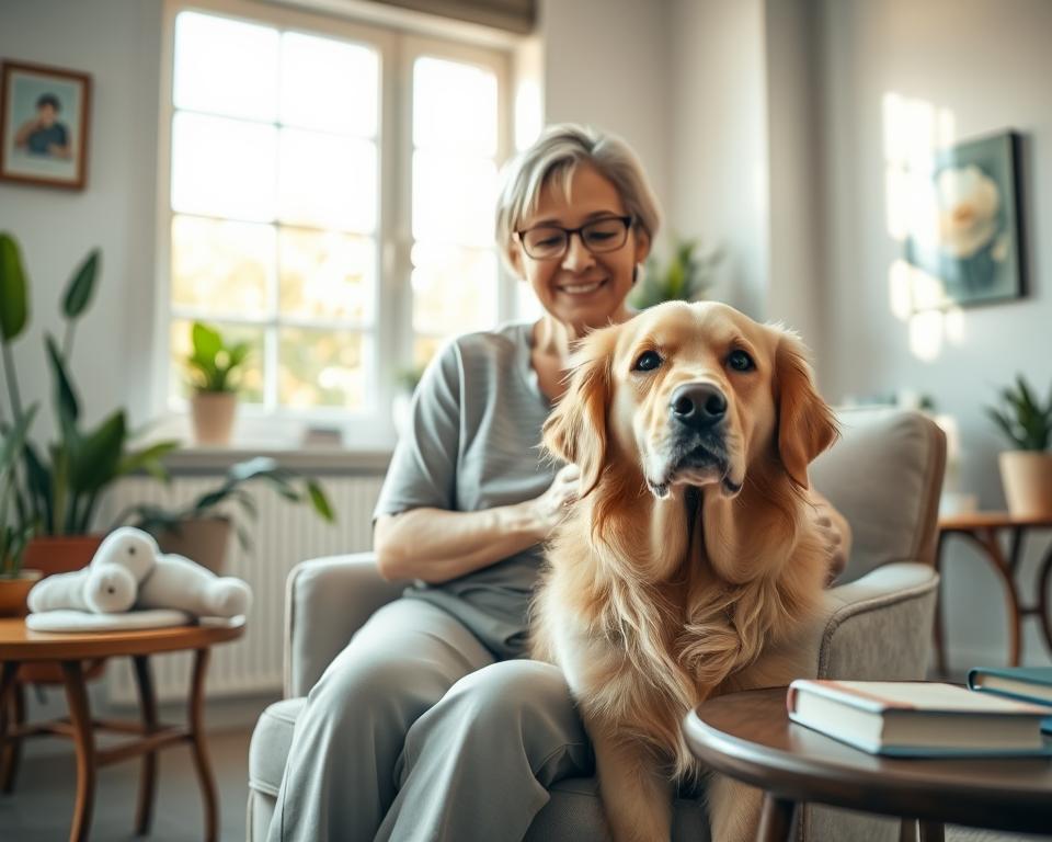 wpływ animaloterapii