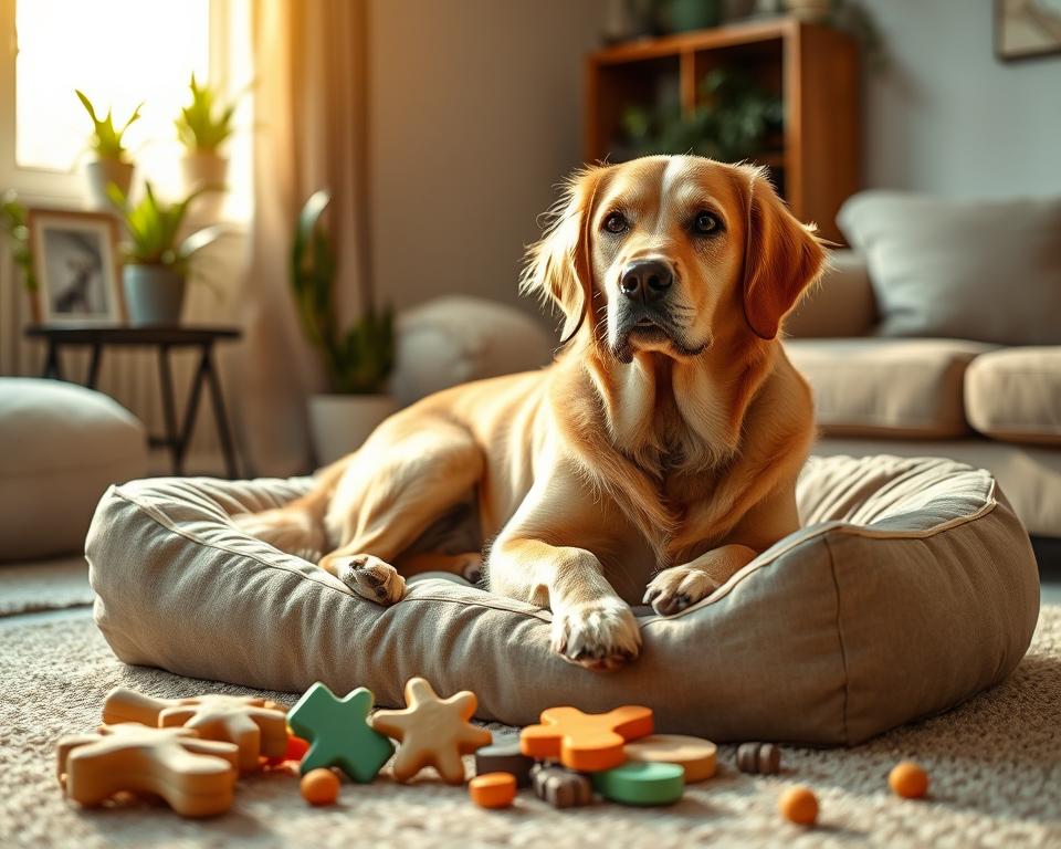 wsparcie pamięci dla starszego psa