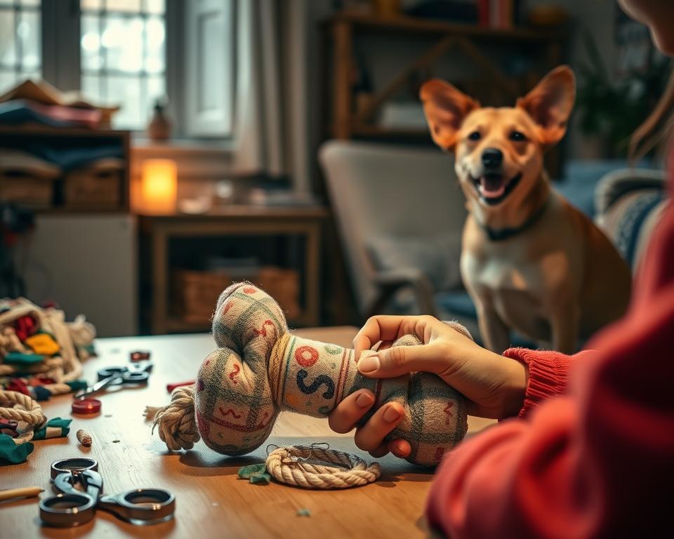 wykonanie własnej zabawki dla psa