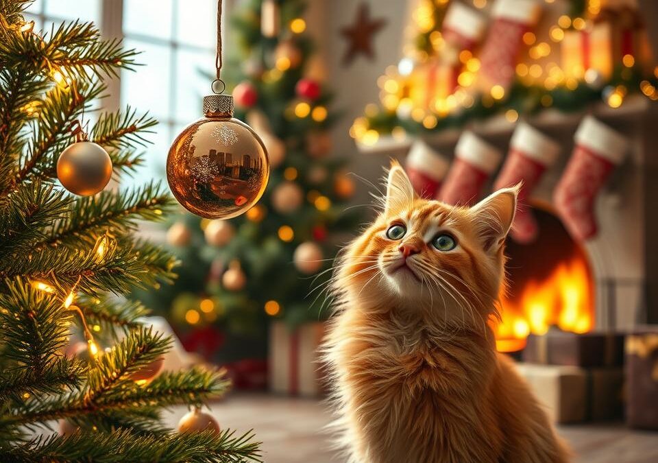 Świąteczne wypadki z udziałem kotów – jak im zapobiegać?