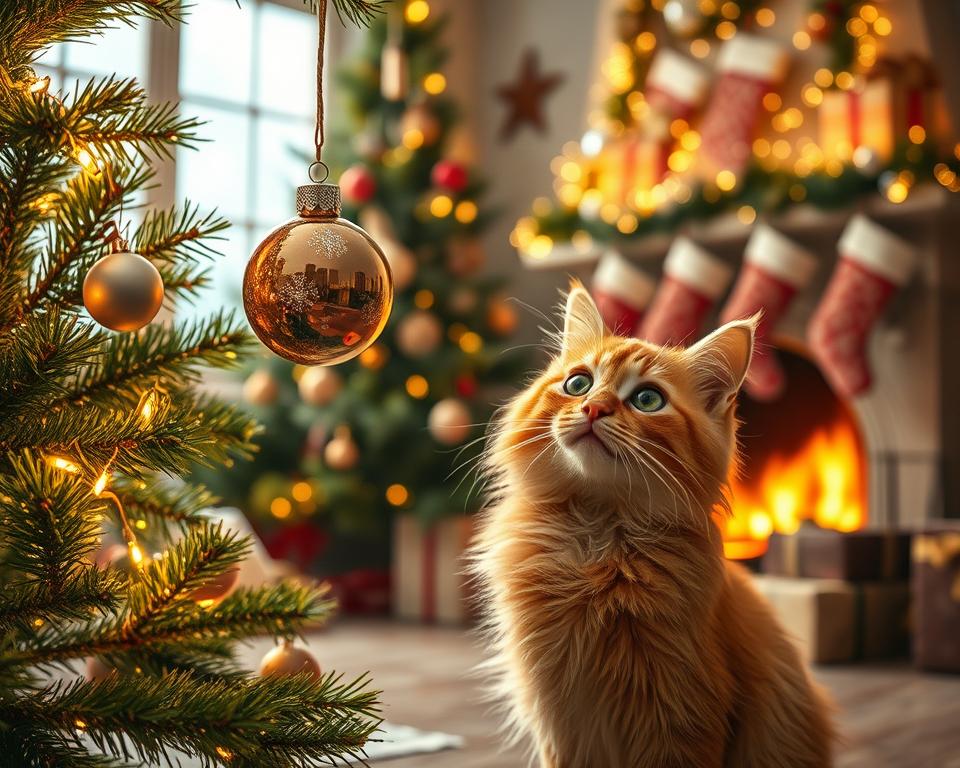 wypadki świąteczne z udziałem kota