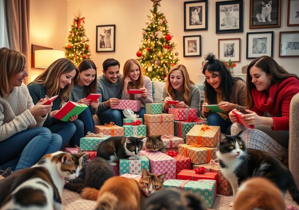 Gra w wymianę prezentów dla kociarzy – budowanie społeczności w święta