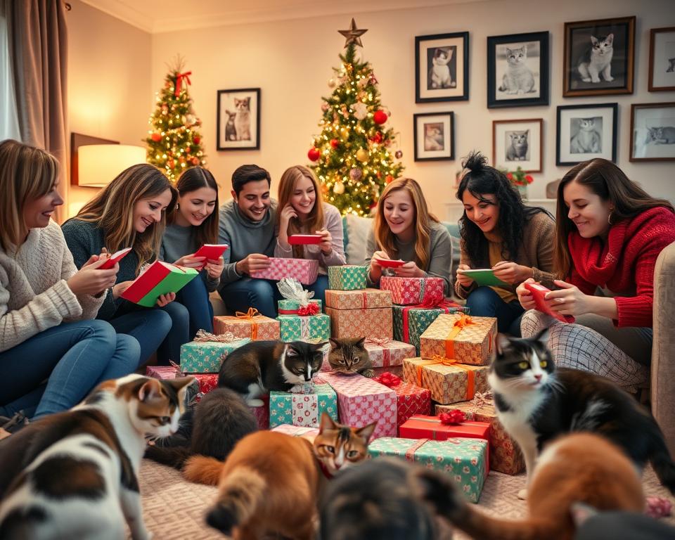 Gra w wymianę prezentów dla kociarzy – budowanie społeczności w święta