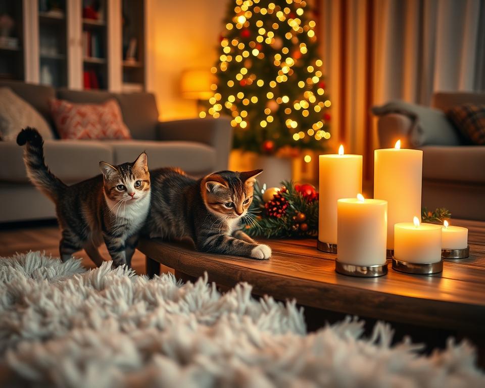 zagrożenia związane ze świecami dla kota