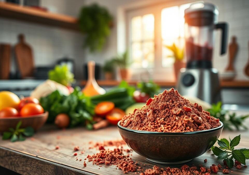 Wołowina w postaci mączki mięsnej – co to oznacza i dlaczego to lepsze rozwiązanie?