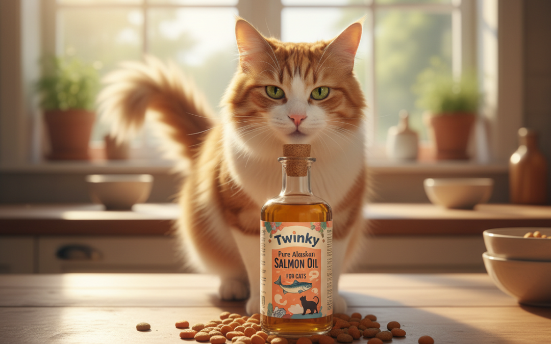 Zamówienie oleju z łososia Twinky dla kotów – opakowania i ceny