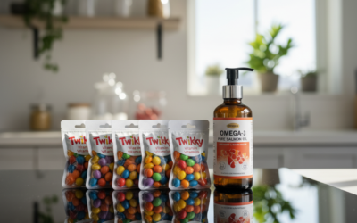 Witaminy Twinky i olej z łososia w zestawie – opcje zamówienia