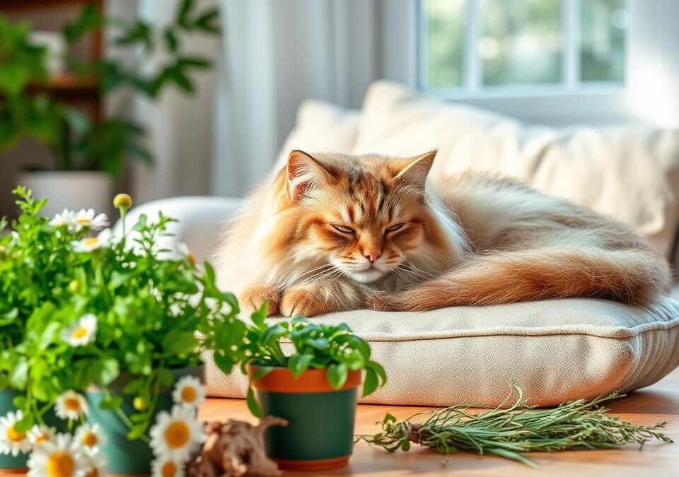 Zioła o działaniu uspokajającym dla kota – Wszystko, co musisz o tym wiedzieć!