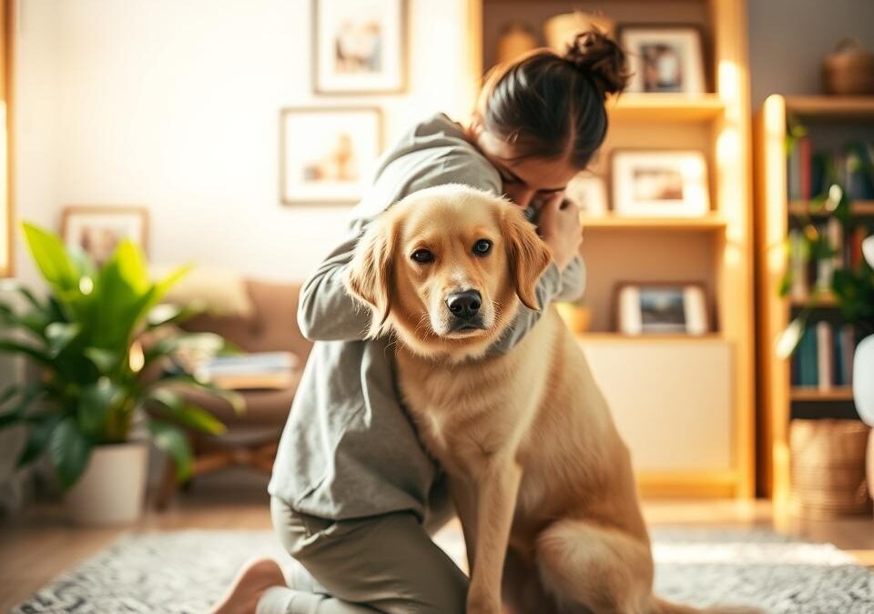 Gdy Twój pies się do Ciebie przytula, zbliża się także do Twojej duszy