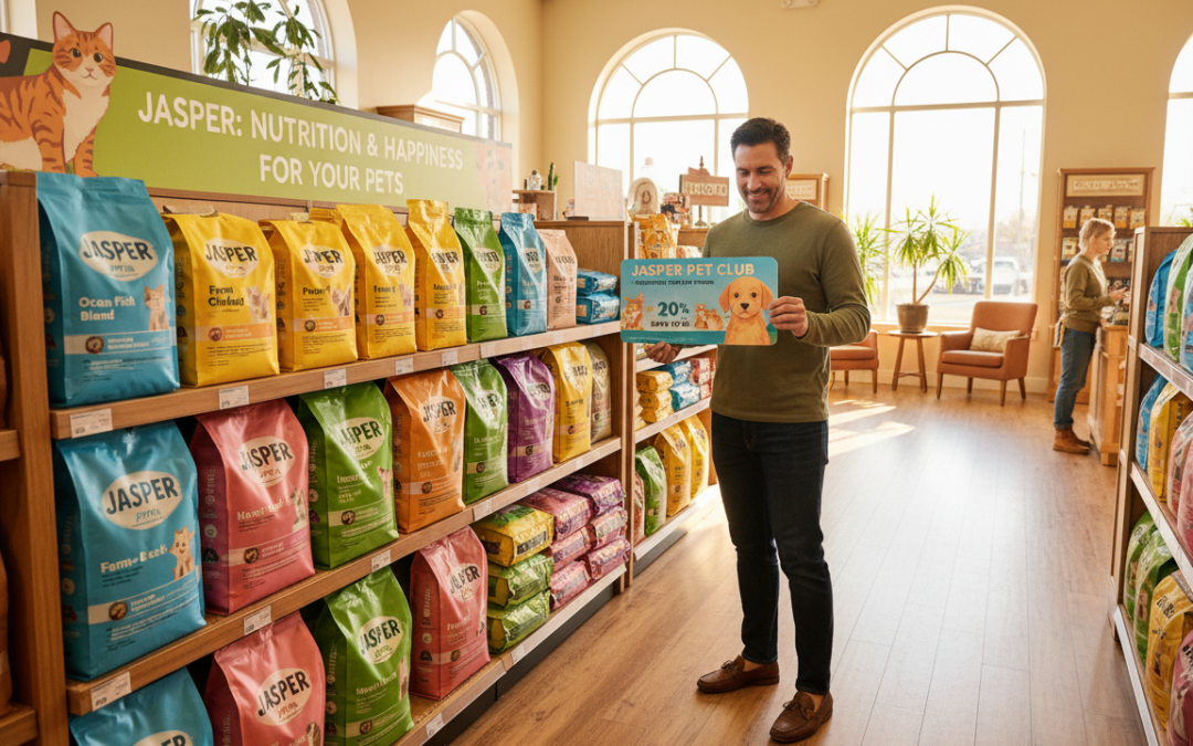 Zakup karmy Jasper ze zniżką dla stałych klientów
