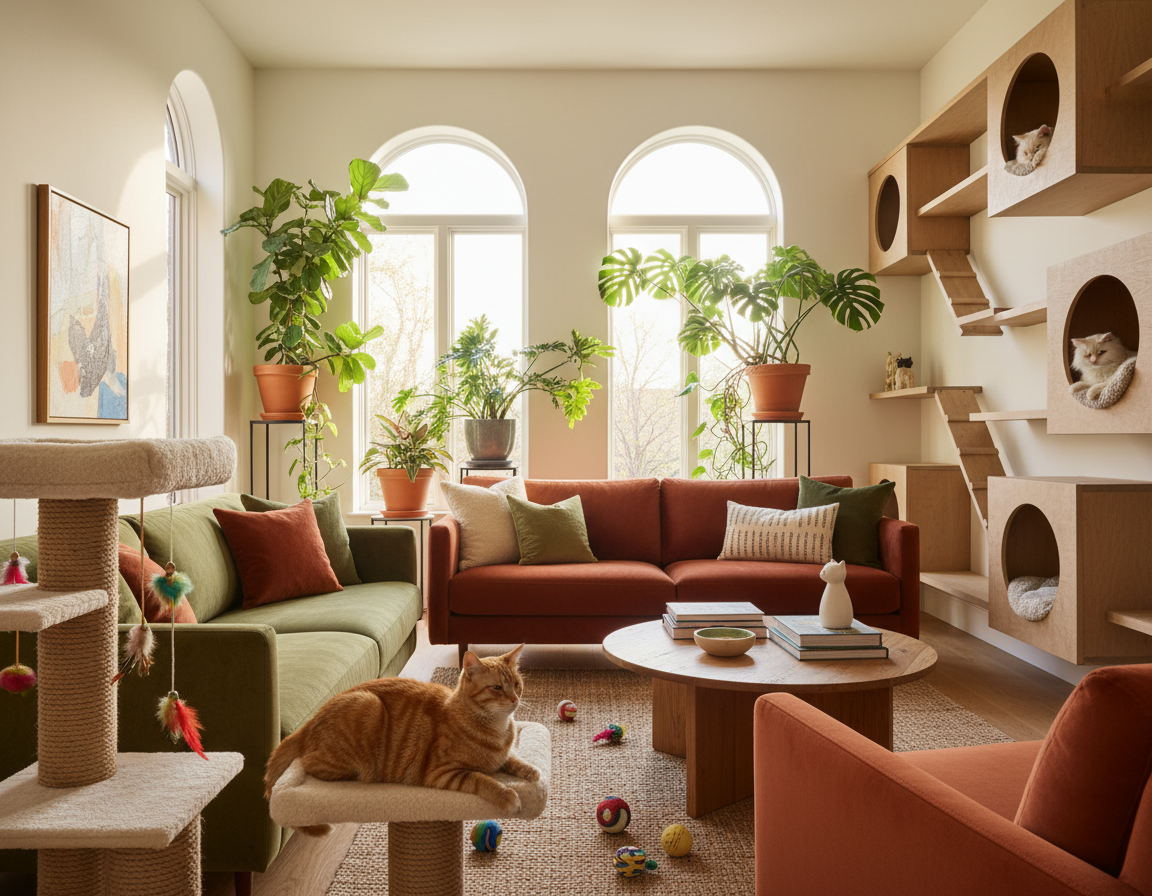 aranzacja-wnetrz-przyjazna-kotom aranżacja wnętrz przyjazna kotom