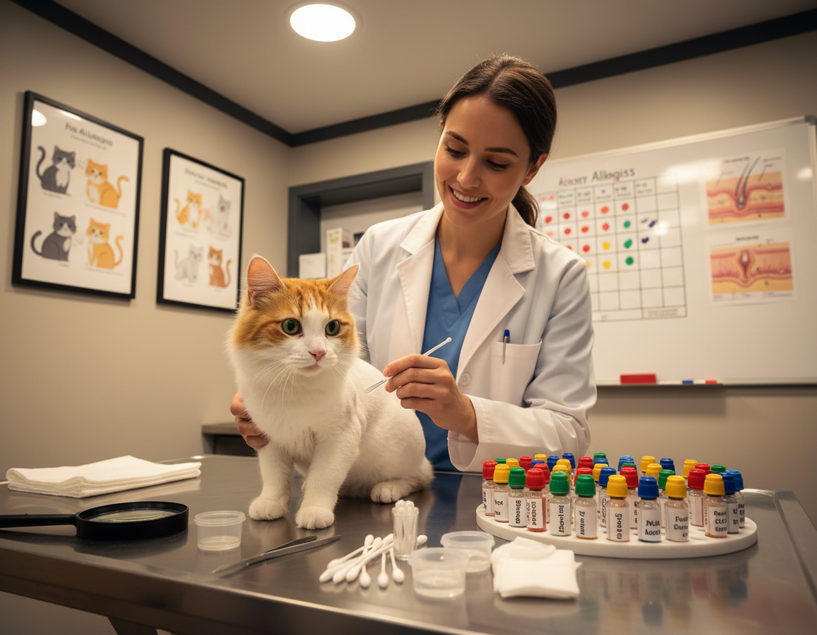badania alergiczne u kota