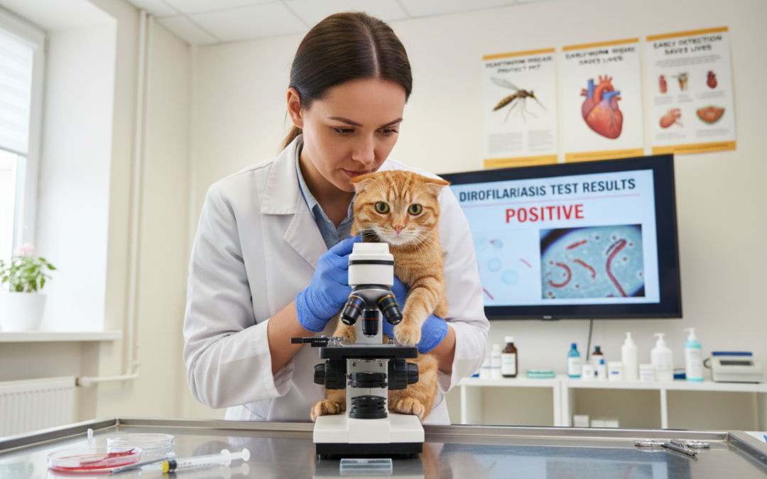 Badanie w kierunku dirofilariozy u kota – Wszystko, co musisz o tym wiedzieć!