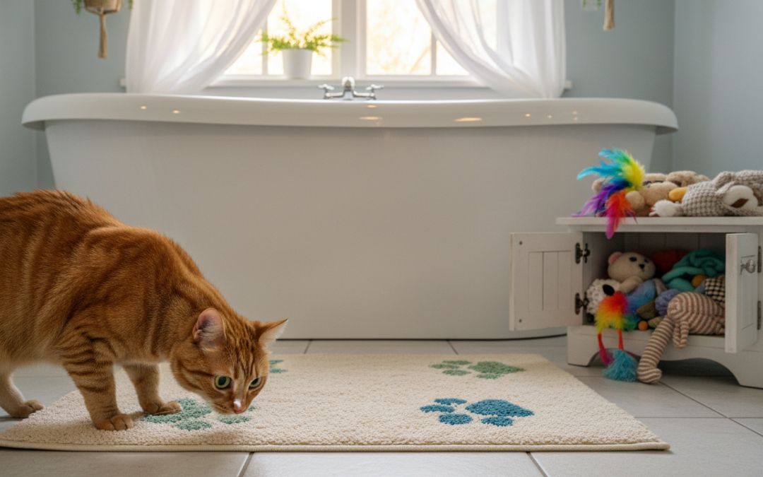 Bezpieczeństwo kota w łazience – Wszystko, co musisz wiedzieć!