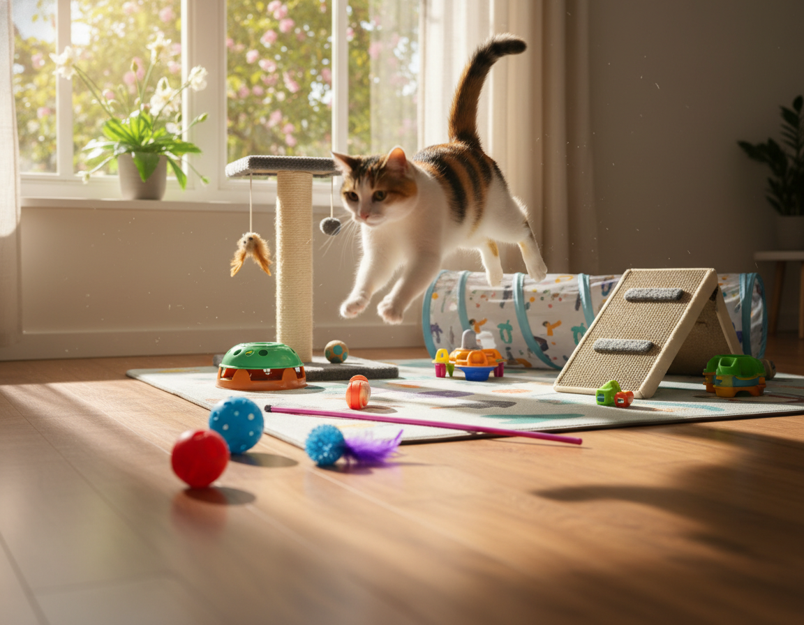 codzienny program ćwiczeń dla kota