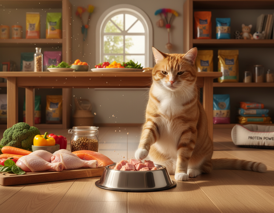 dieta wysokobiałkowa dla kota