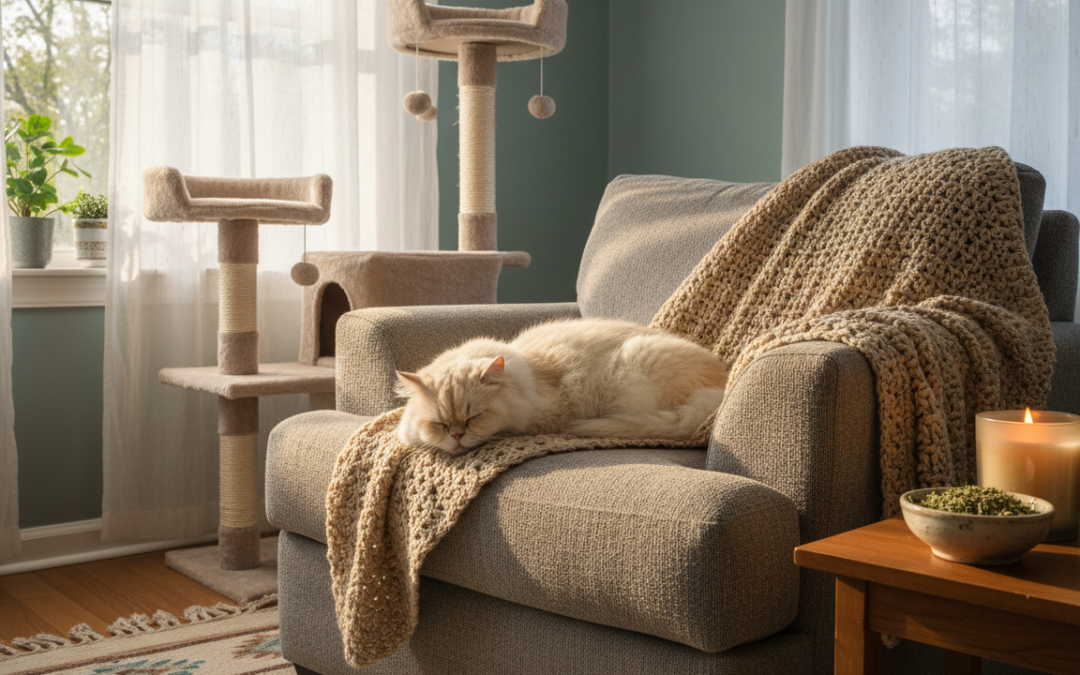 Domowe metody uspokajające dla kota – Wszystko, co musisz o tym wiedzieć!