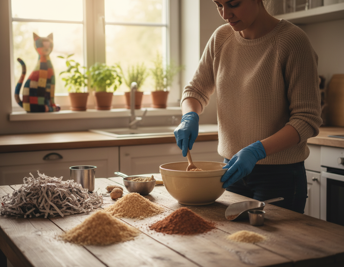 domowy-zwirek-dla-kota domowy żwirek dla kota