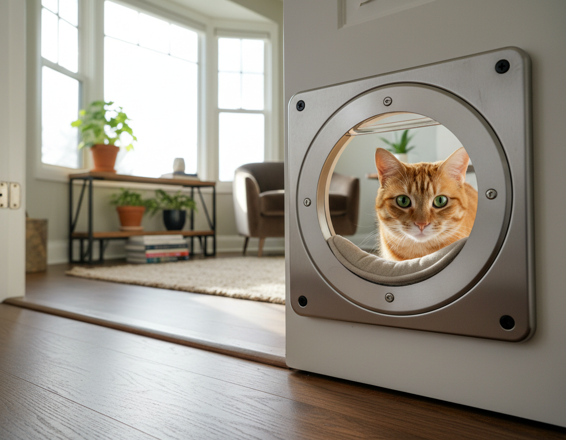 drzwi bezpieczne dla kota