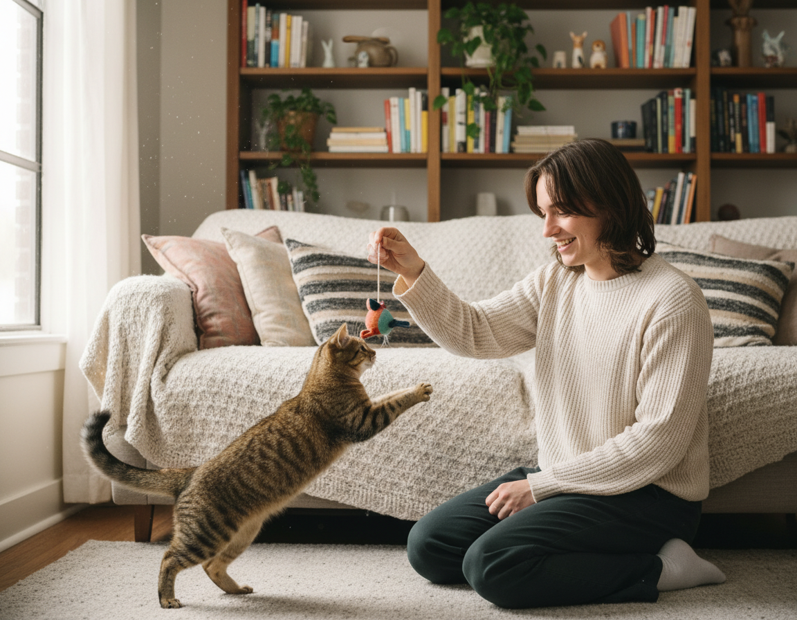 interakcje kota z opiekunem