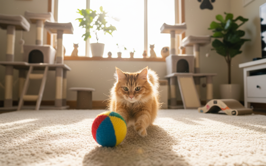 Interaktywne zabawy z piłką dla kota – Wszystko, co musisz o tym wiedzieć!