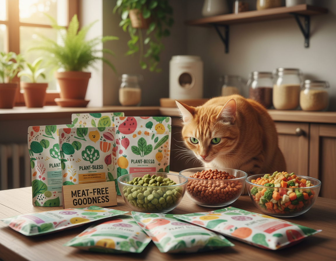 karmy bezmięsne dla kotów