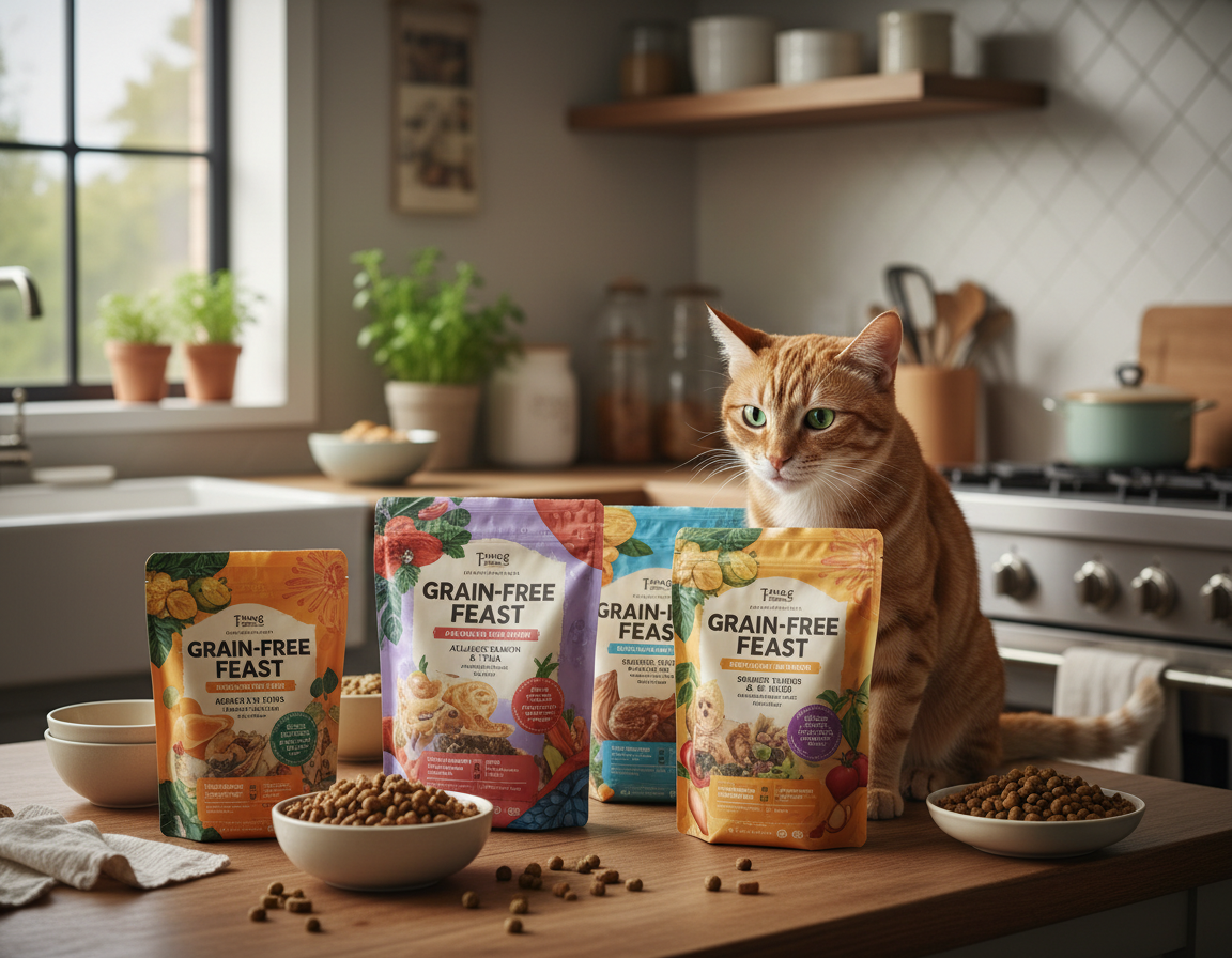 karmy bezzbożowe dla kotów