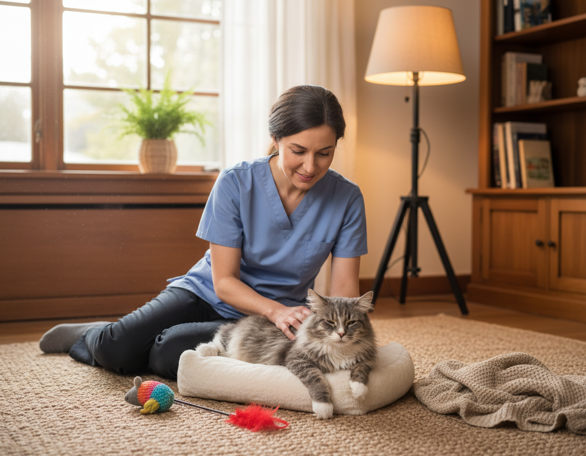 łagodzenie bólu u starszego kota